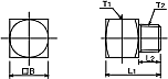 Adapter EA · TA type Dimensions