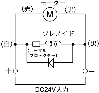 主配管脱圧作動型電動ポンプ　 GMS型（充填式）　結線図