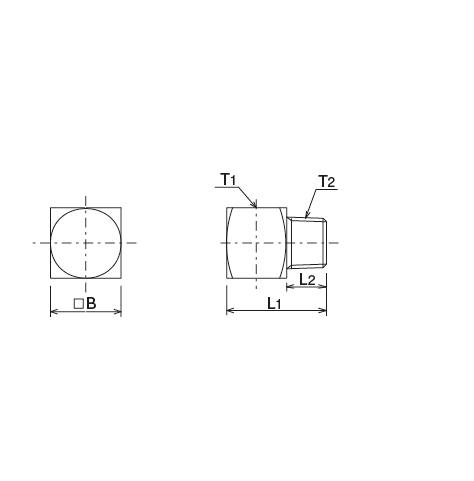 EA4 · EA6 · EAR 型（アダプター）
 外形寸法図