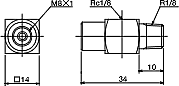 アダプター　EA・TA型　外形寸法図