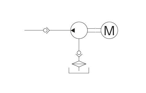 MLZ 型（電動間欠吐出型小型ピストンポンプ）
ポンプ回路図