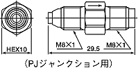抵抗式連続用バルブ コントロールユニット 外形寸法図